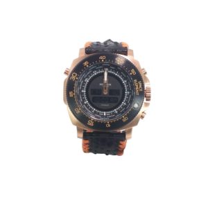 Helfer Men’s Globe-Traveler Professional Watch W/Sapphire Crystal SET03S