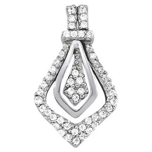 14Kw Diamond Fashion Pendant 0.25 CT TW