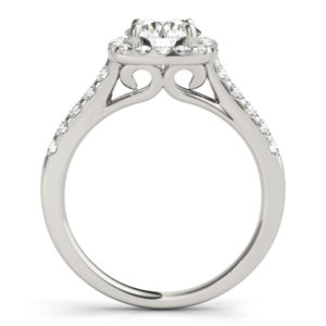 14Kw Halo Engagement Diamond Ring Wedding Set 1.75 CT TW