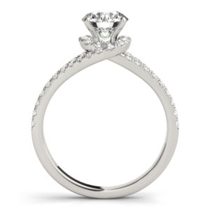 14Kw Halo Engagement Diamond Ring Wedding Set 1.50 CT TW