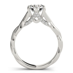 14Kw Engagement Diamond Ring Wedding Set 1.06 CT TW