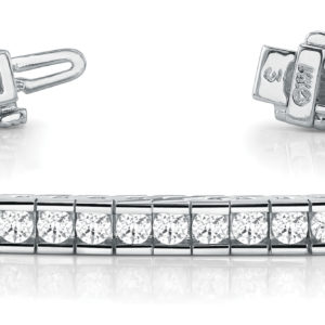 14Kw Interlocking Diamond Tennis Bracelet 2.50 CT TW