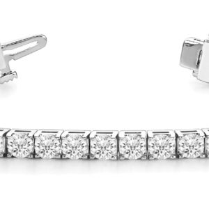 14Kw Interlocking Diamond Tennis Bracelet 4.62 CT TW