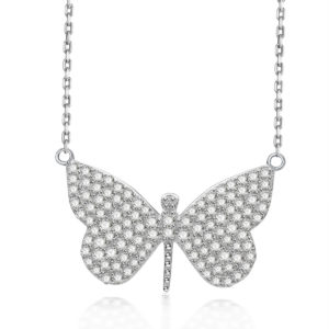 Sterling Silver Jill Butterfly Necklace