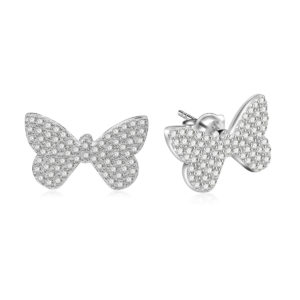Sterling Silver Suzy Butterfly Studs