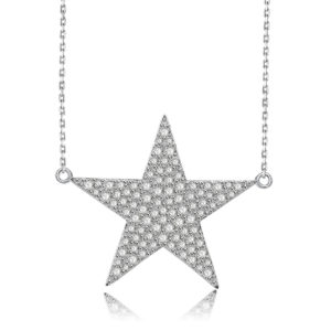 Sterling Silver Zoe Star Necklace