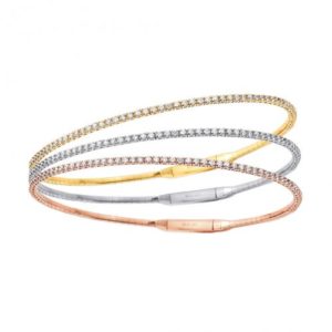 1.00ctw Diamond Flexible Tennis Bangle