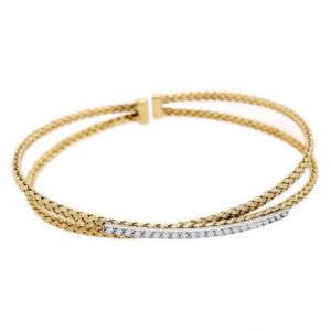 0.25ctw Diamond Bella Cuff Bracelet