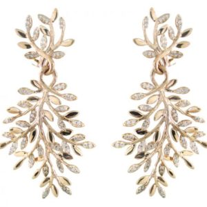 18k 1.30ctw Diamond Earring