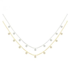 14k 1.00ctw Diamond Cleopatra Necklace