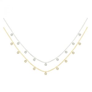 14k 1.00ctw Diamond Cleopatra Necklace