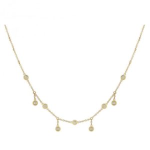 14k 0.25ctw Diamond Cleopatra Necklace