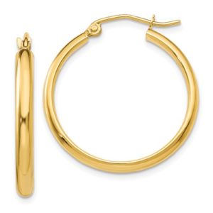 14k Polished Hoop Earring