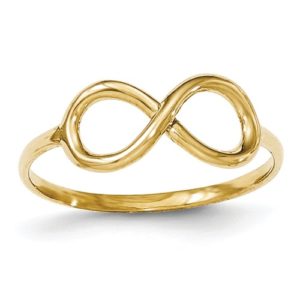 14k Polished Infinity Ring